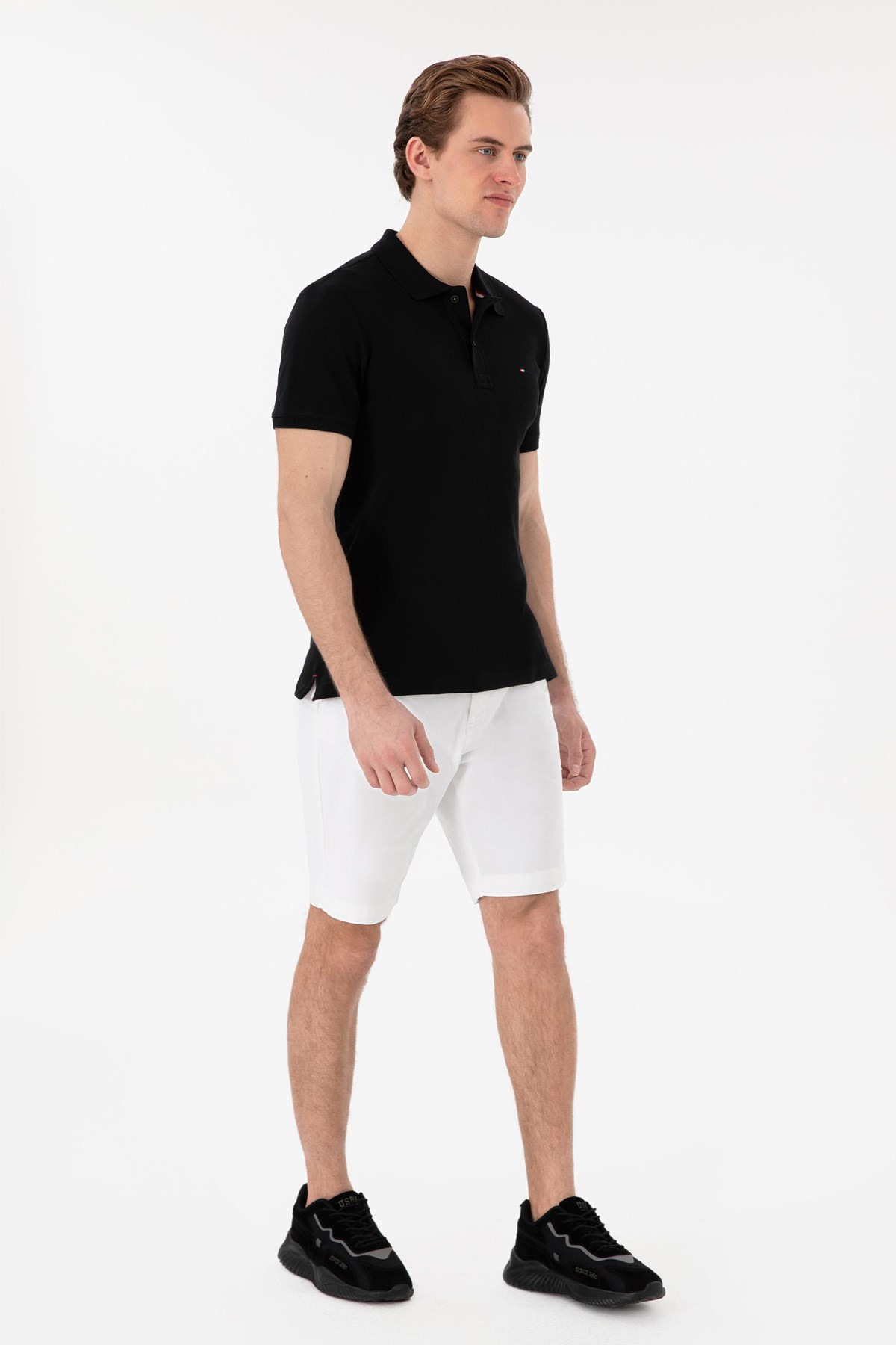 Us. Polo Assn. Erkek Tişört 50297983-Vr046 Siyah