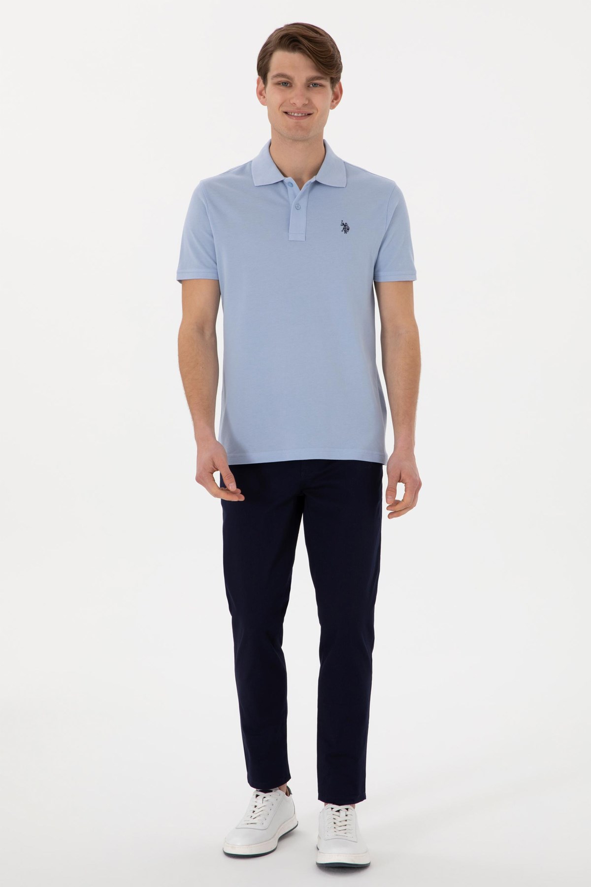 Us. Polo Assn. Erkek Tişört 50297984-Vr003 Mavi