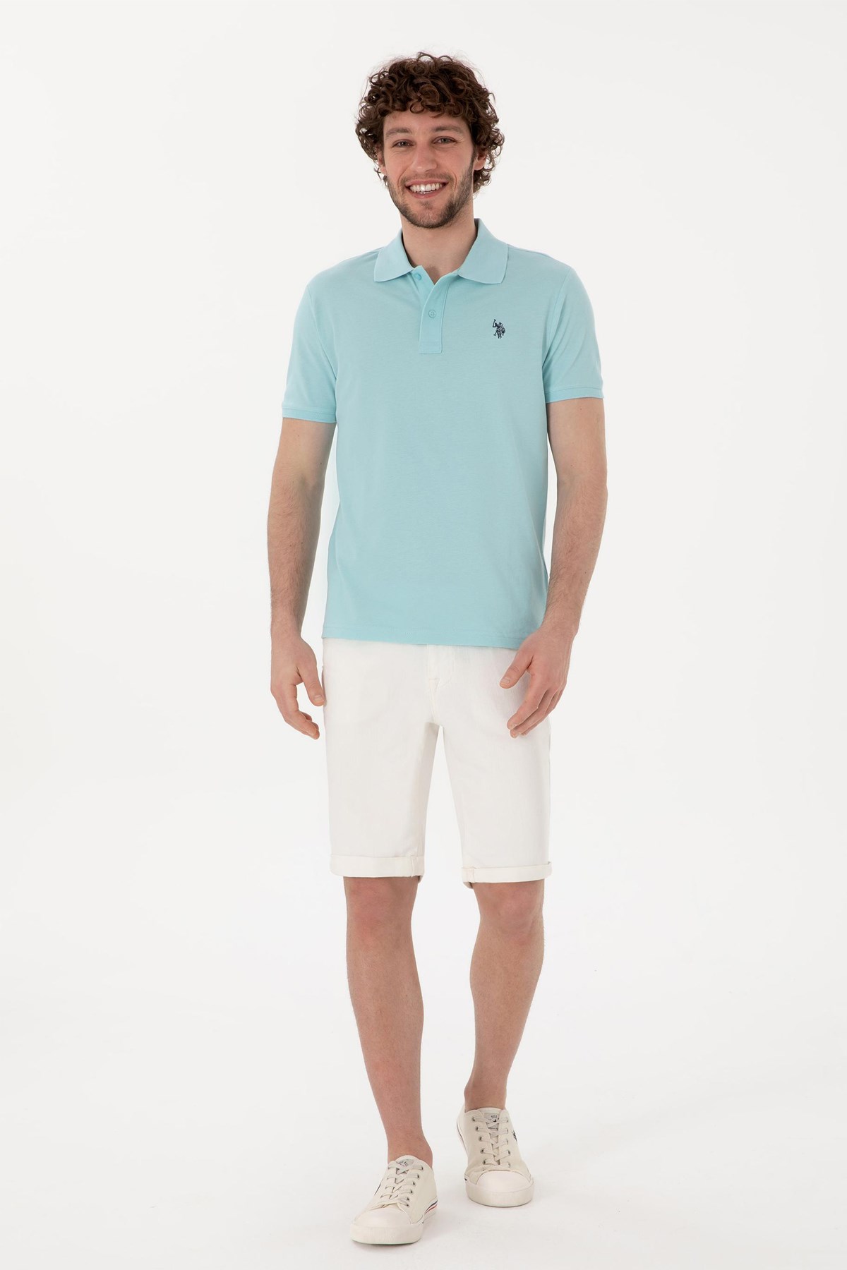 Us. Polo Assn. Erkek Tişört 50297984-Vr007 Mavi