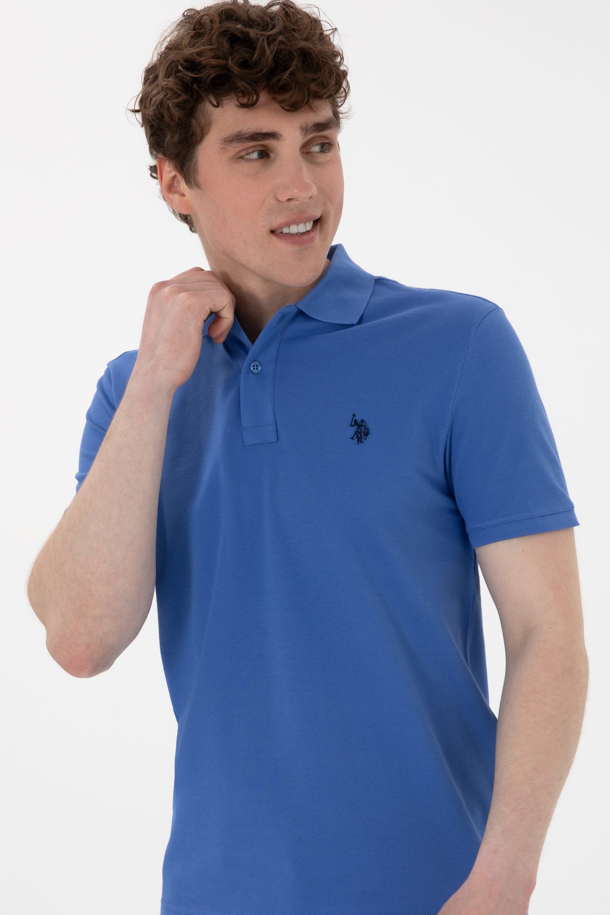Us. Polo Assn. Erkek Tişört 50297984-Vr028 Mavi