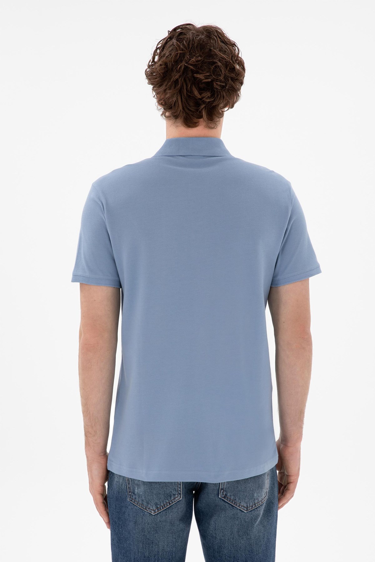 Us. Polo Assn. Erkek Tişört 50297984-Vr036 Mavi