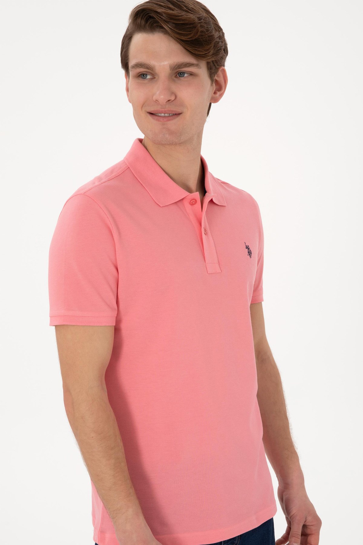 Us. Polo Assn. Erkek Tişört 50297984-Vr041 Pembe