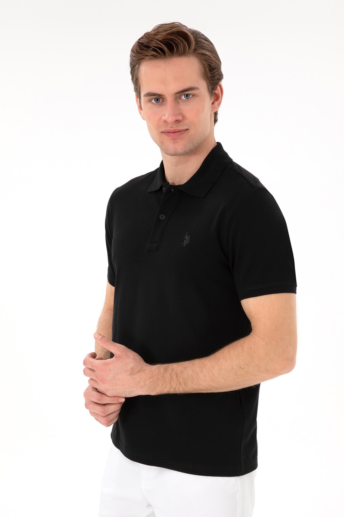 Us. Polo Assn. Erkek Tişört 50297984-Vr046 Siyah