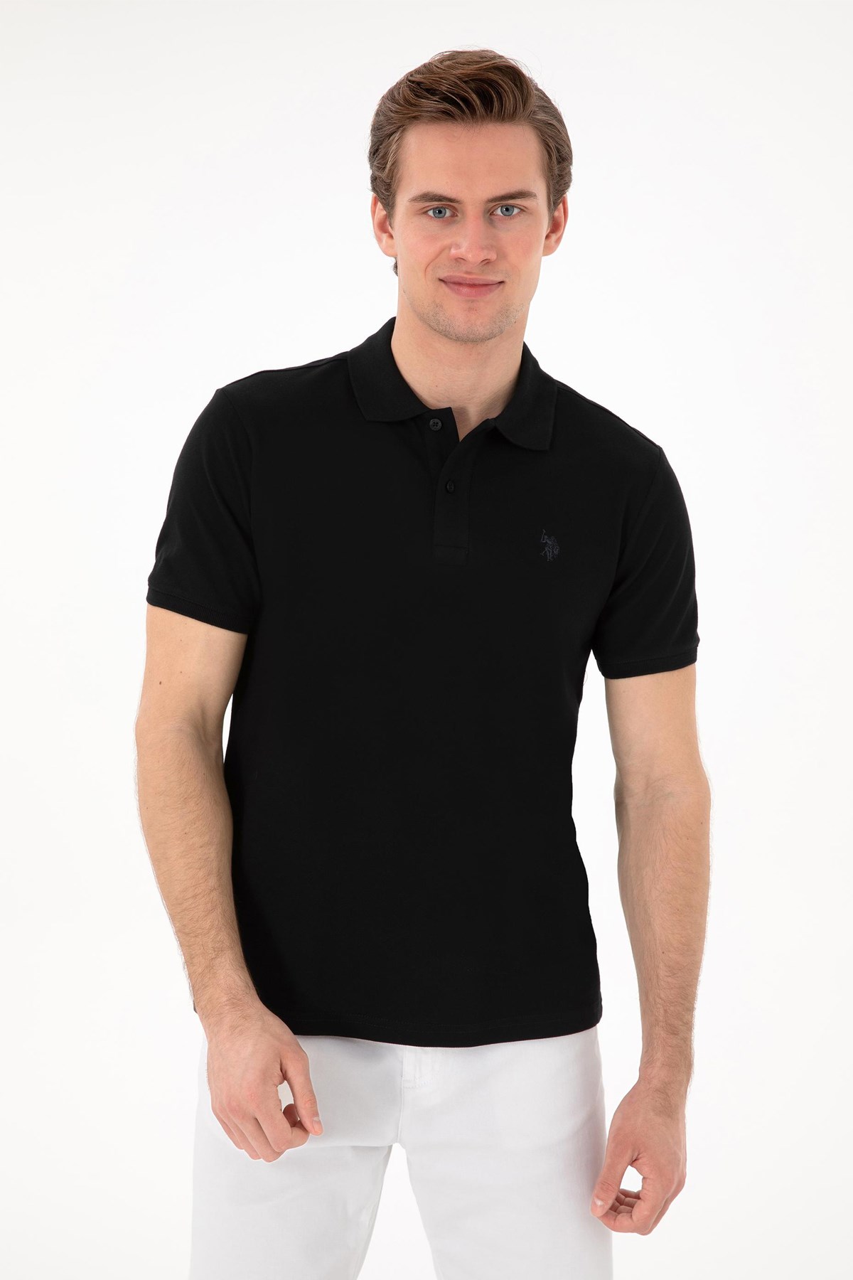 Us. Polo Assn. Erkek Tişört 50297984-Vr046 Siyah