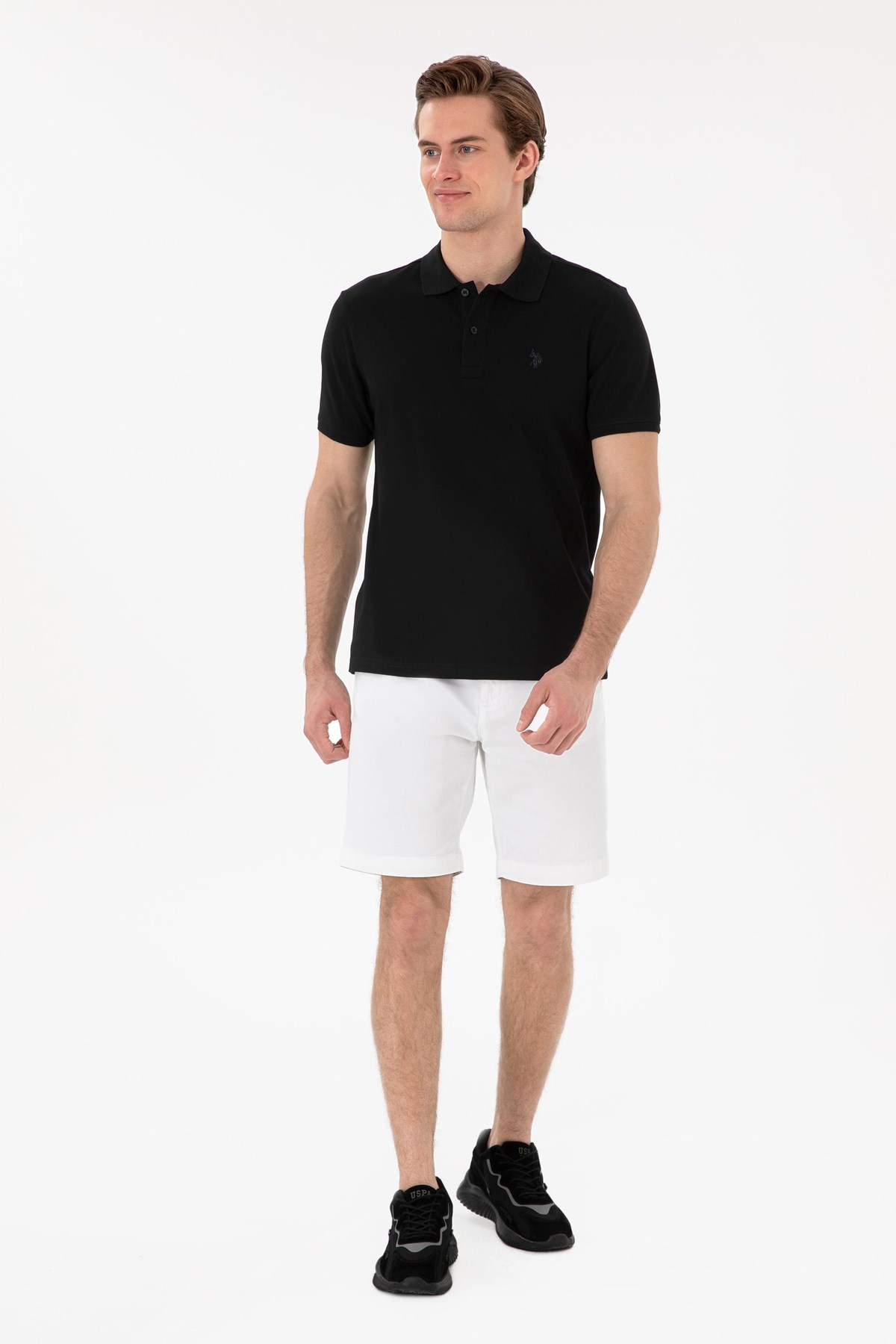 Us. Polo Assn. Erkek Tişört 50297984-Vr046 Siyah