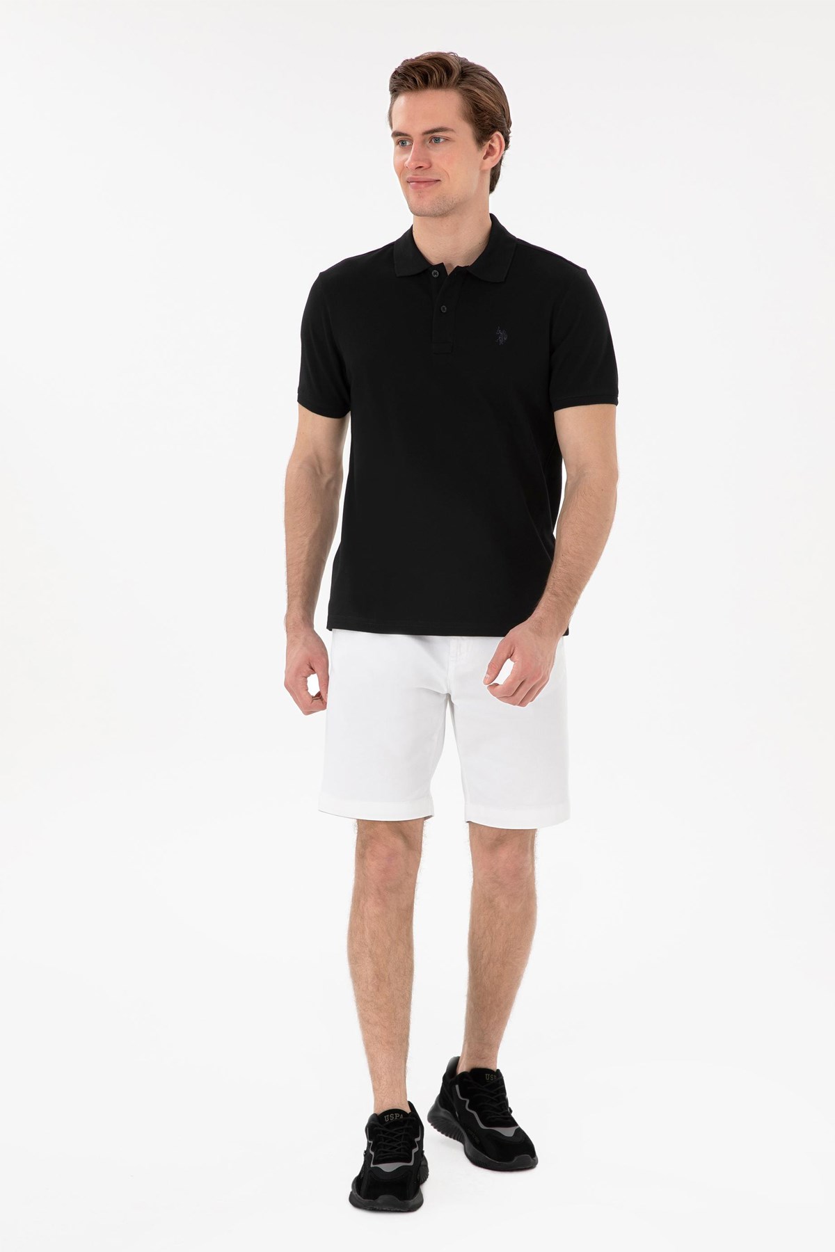 Us. Polo Assn. Erkek Tişört 50297984-Vr046 Siyah