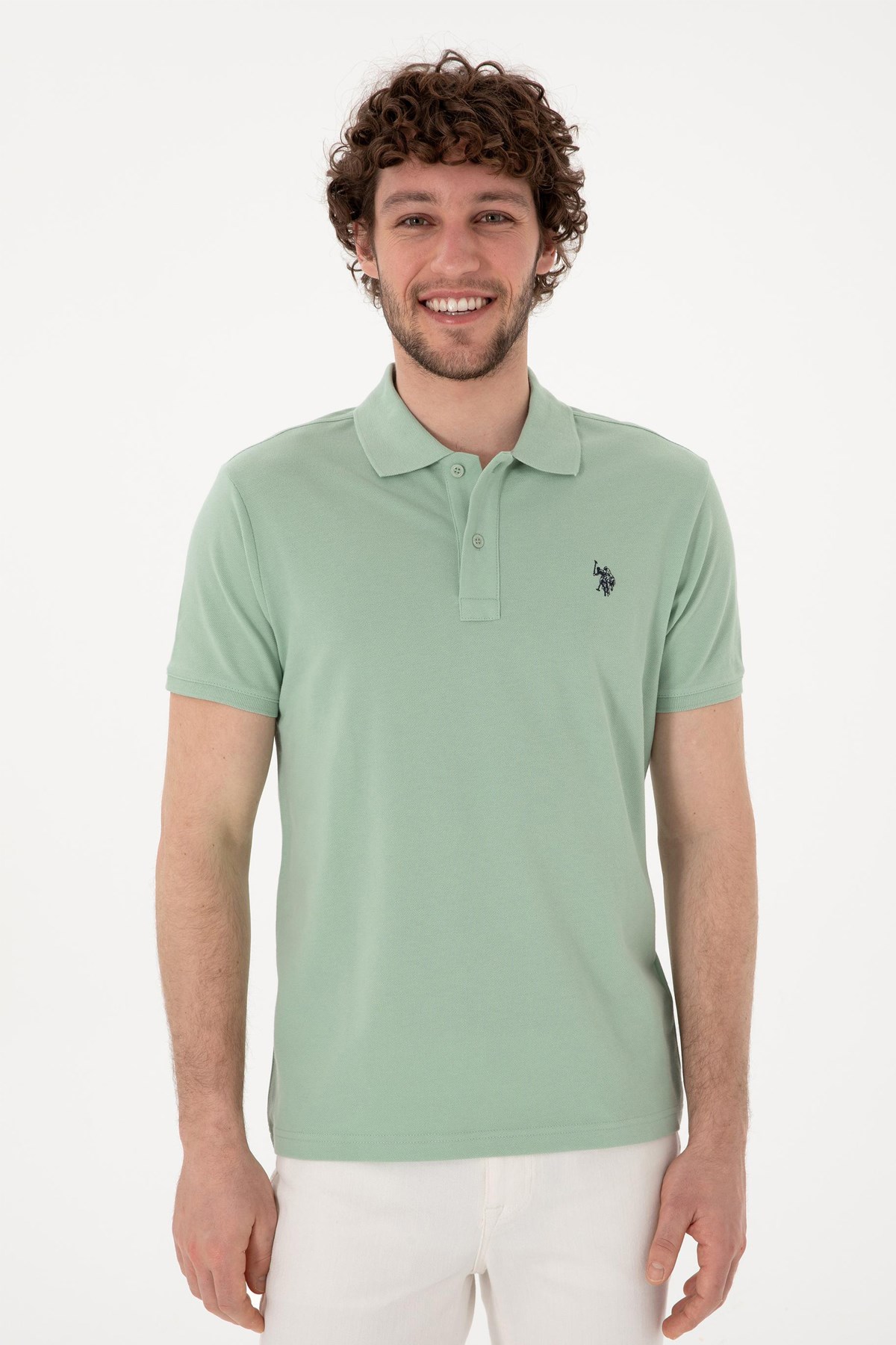 Us. Polo Assn. Erkek Tişört 50297984-Vr048 Yeşil