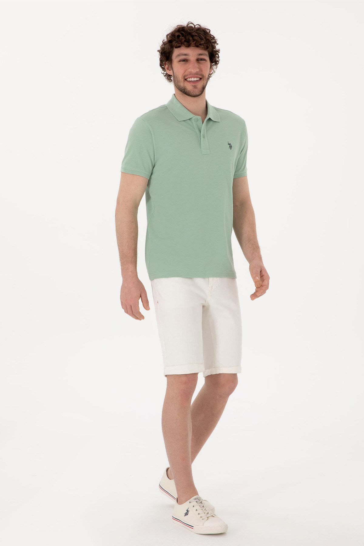 Us. Polo Assn. Erkek Tişört 50297984-Vr048 Yeşil