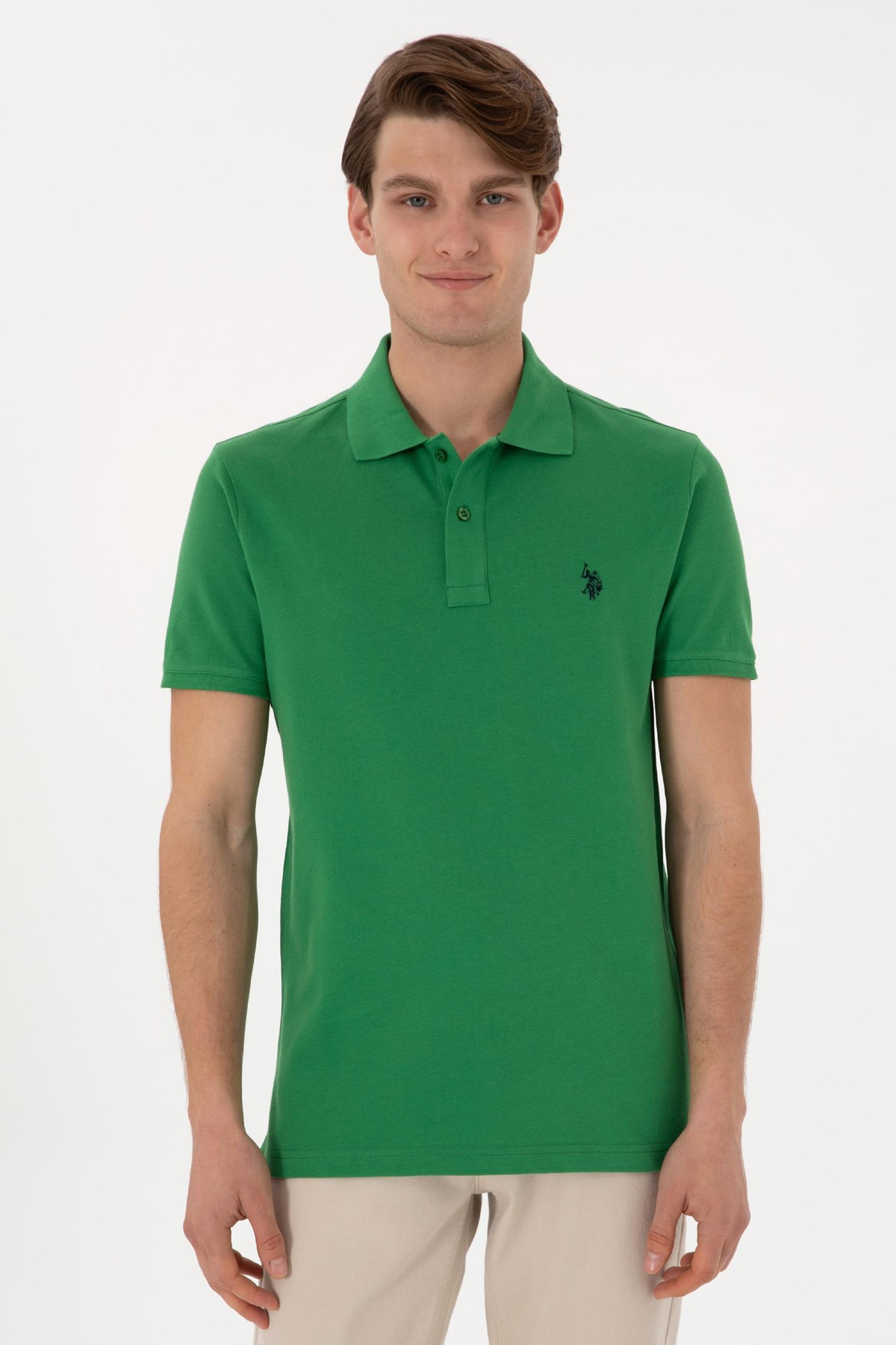 Us. Polo Assn. Erkek Tişört 50297984-Vr054 Yeşil