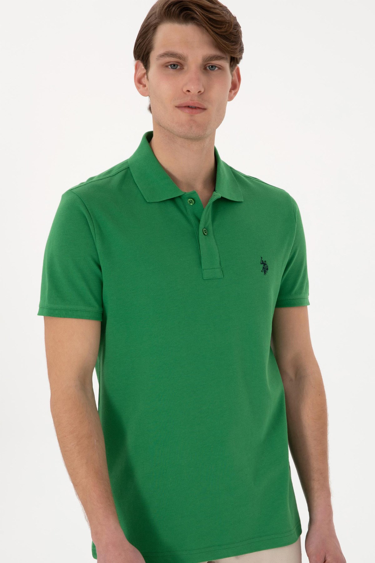 Us. Polo Assn. Erkek Tişört 50297984-Vr054 Yeşil