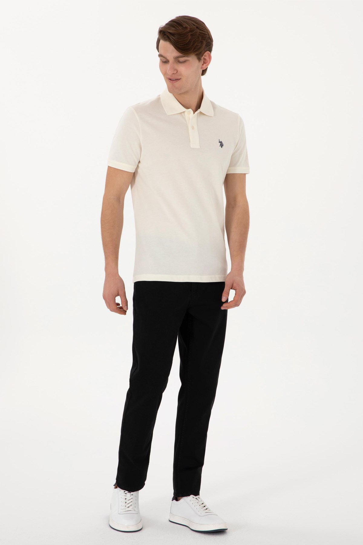 Us. Polo Assn. Erkek Tişört 50297984-Vr071 Bej