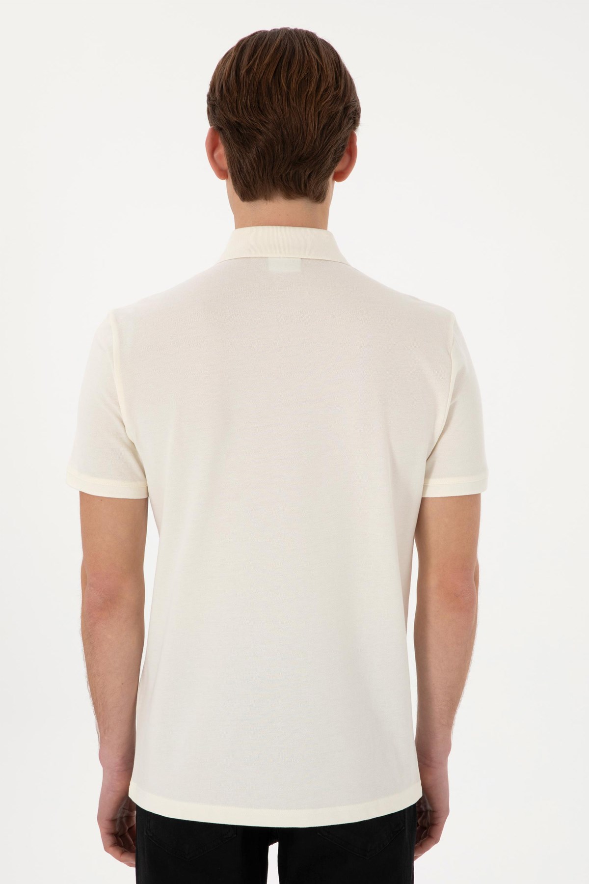Us. Polo Assn. Erkek Tişört 50297984-Vr071 Bej