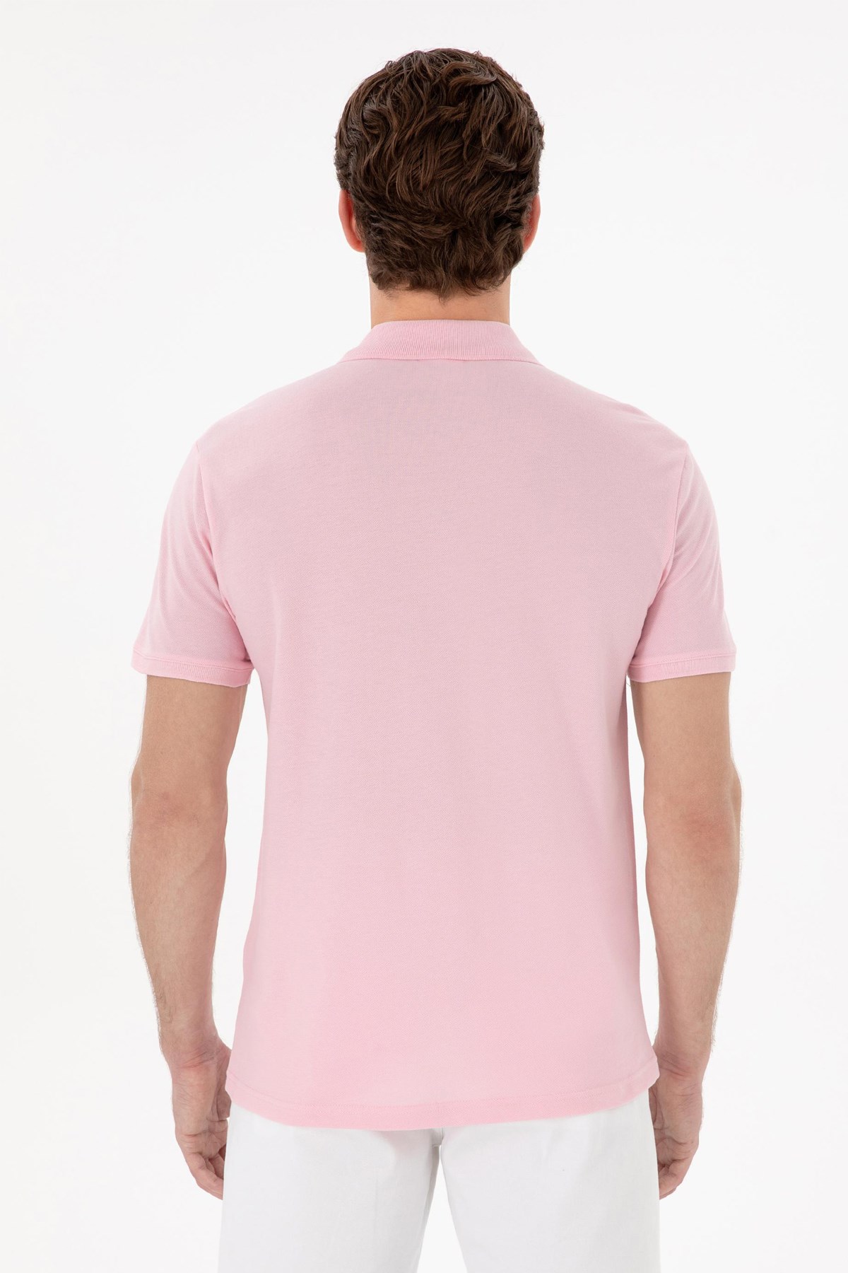 Us. Polo Assn. Erkek Tişört 50297984-Vr078 Pembe