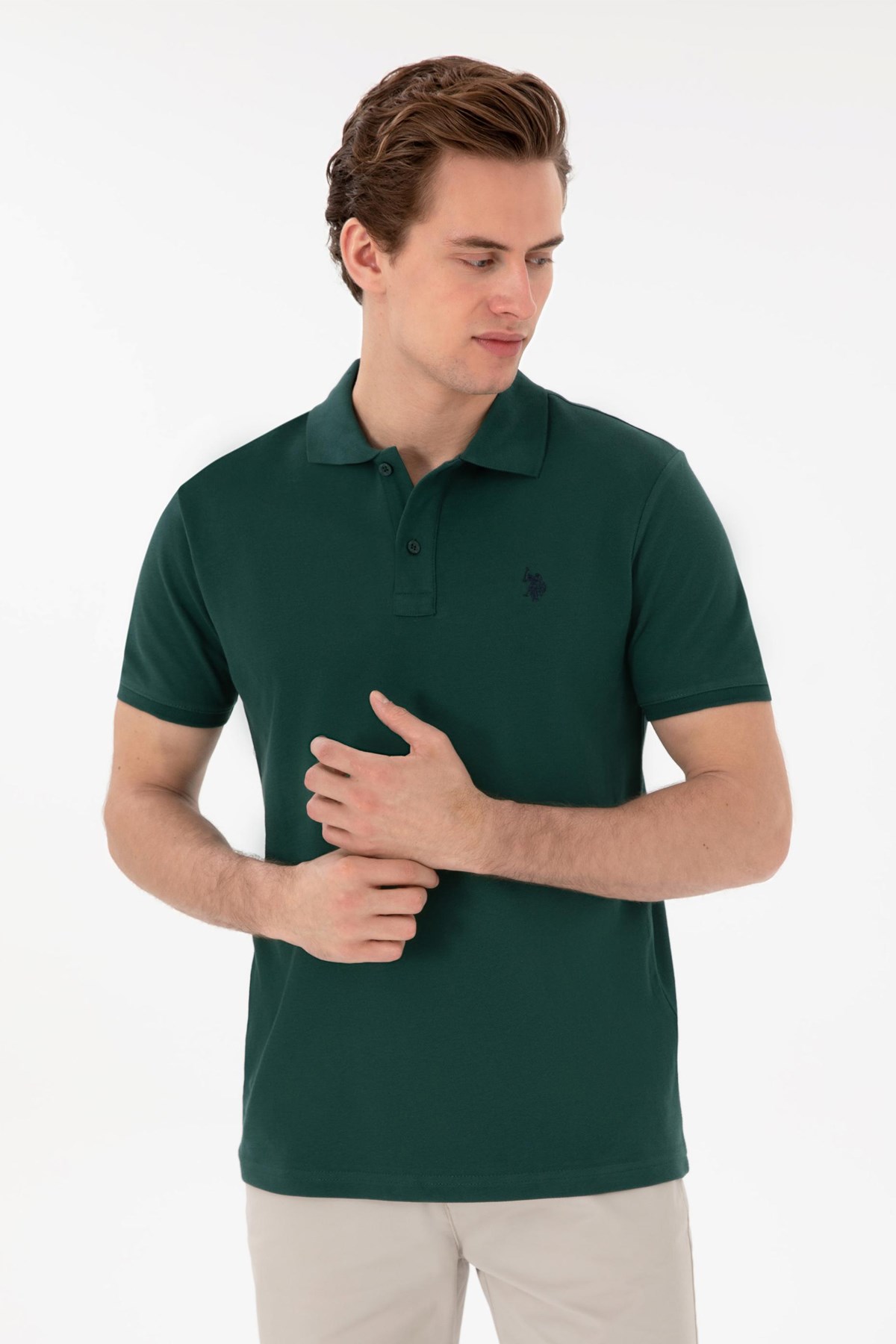 Us. Polo Assn. Erkek Tişört 50297984-Vr079 Yeşil