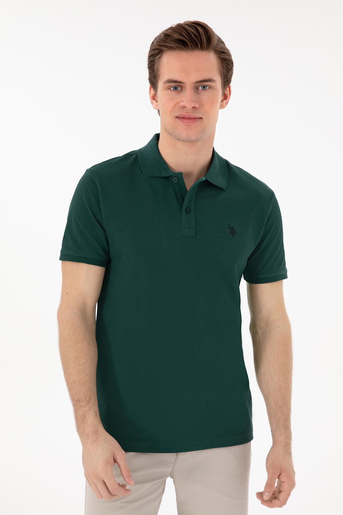 Us. Polo Assn. Erkek Tişört 50297984-Vr079 Yeşil
