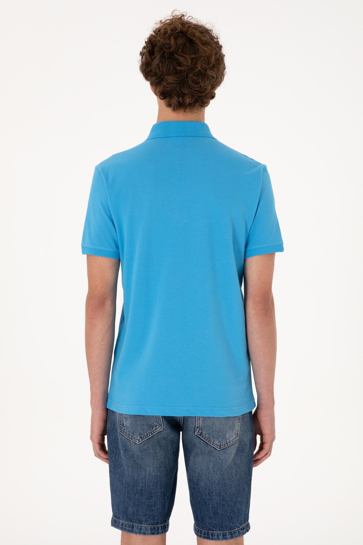 Us. Polo Assn. Erkek Tişört 50297984-Vr093 Mavi