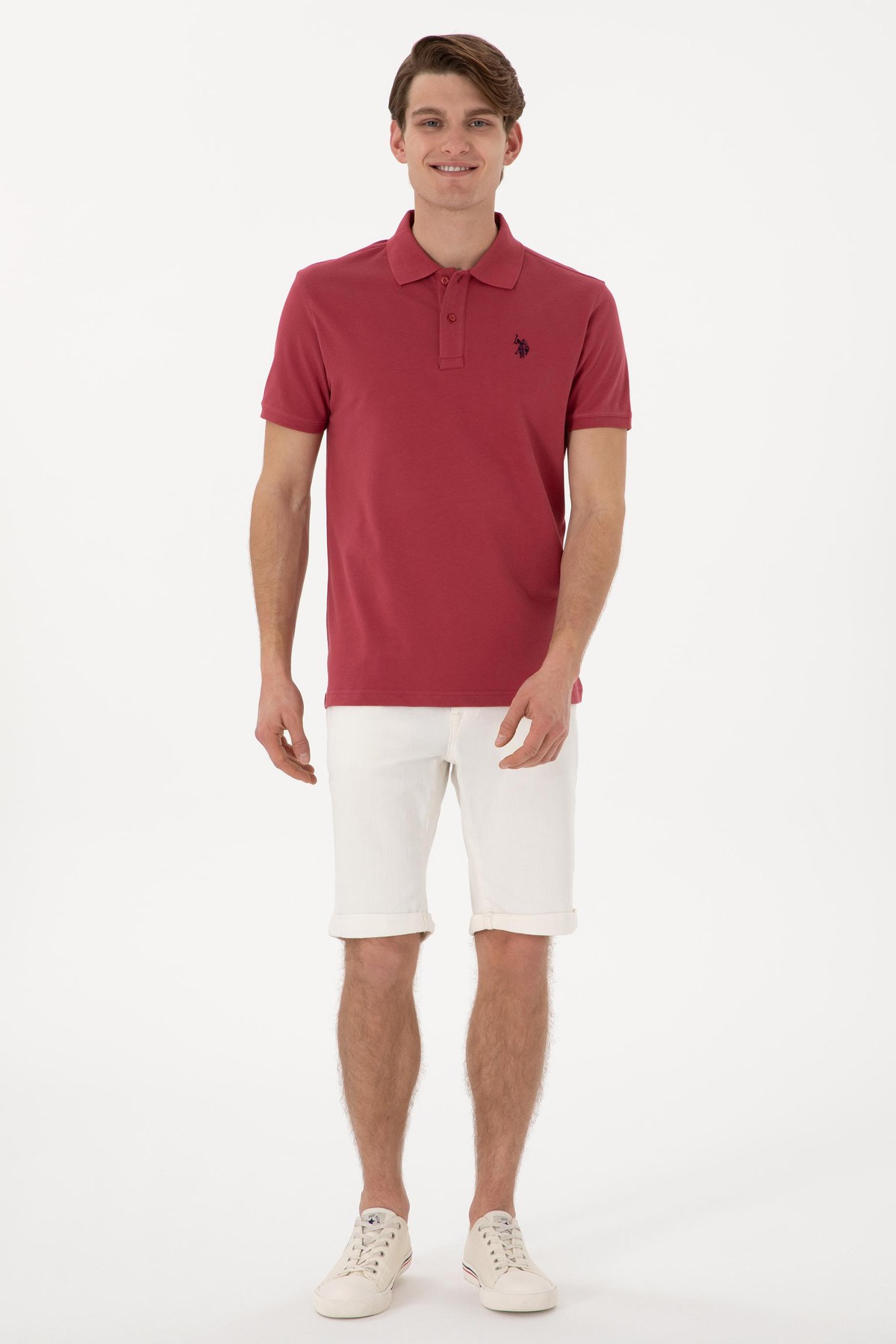 Us. Polo Assn. Erkek Tişört 50297984-Vr223 Kırmızı
