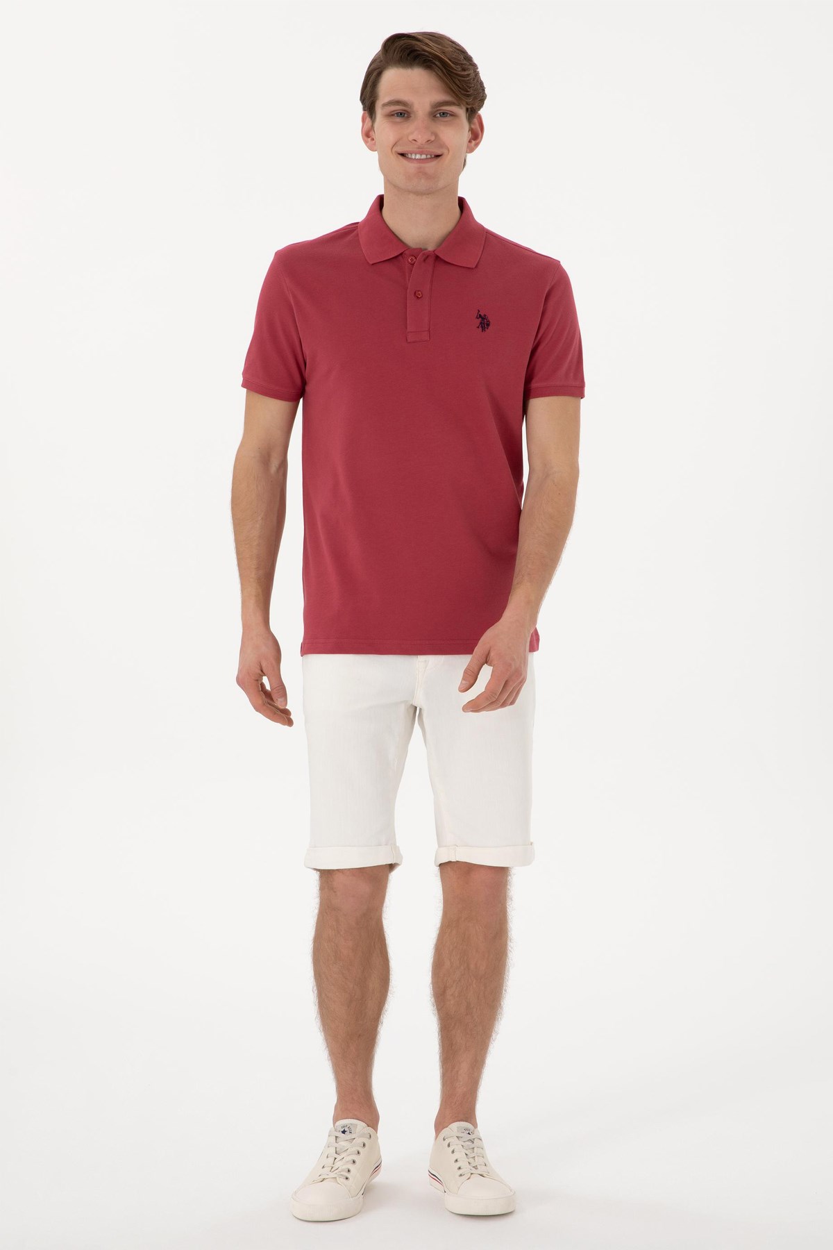 Us. Polo Assn. Erkek Tişört 50297984-Vr223 Kırmızı