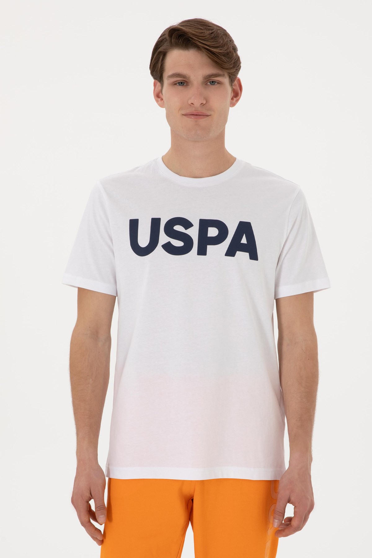 Us. Polo Assn. Erkek Tişört 50297988-Vr013 Beyaz