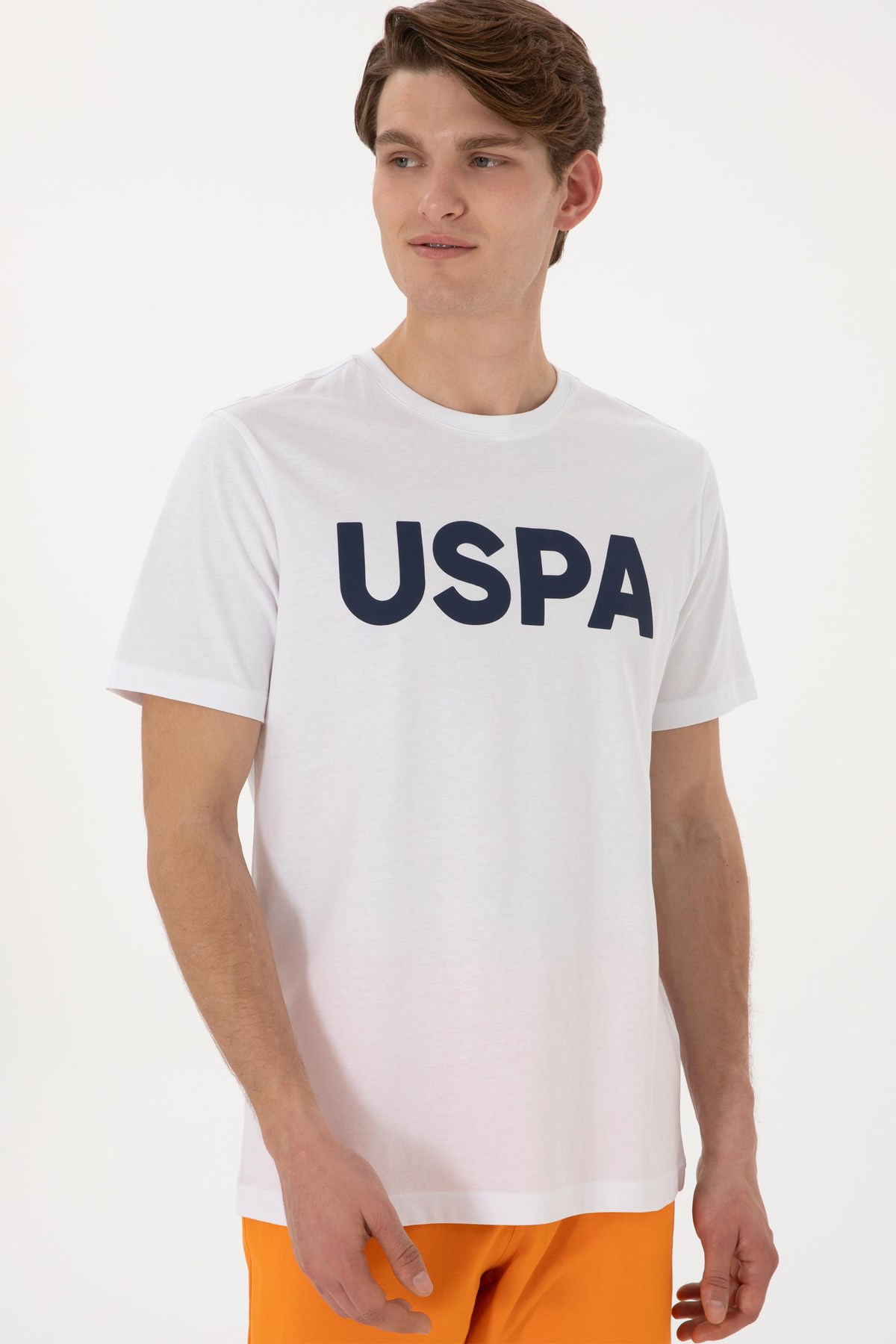 Us. Polo Assn. Erkek Tişört 50297988-Vr013 Beyaz