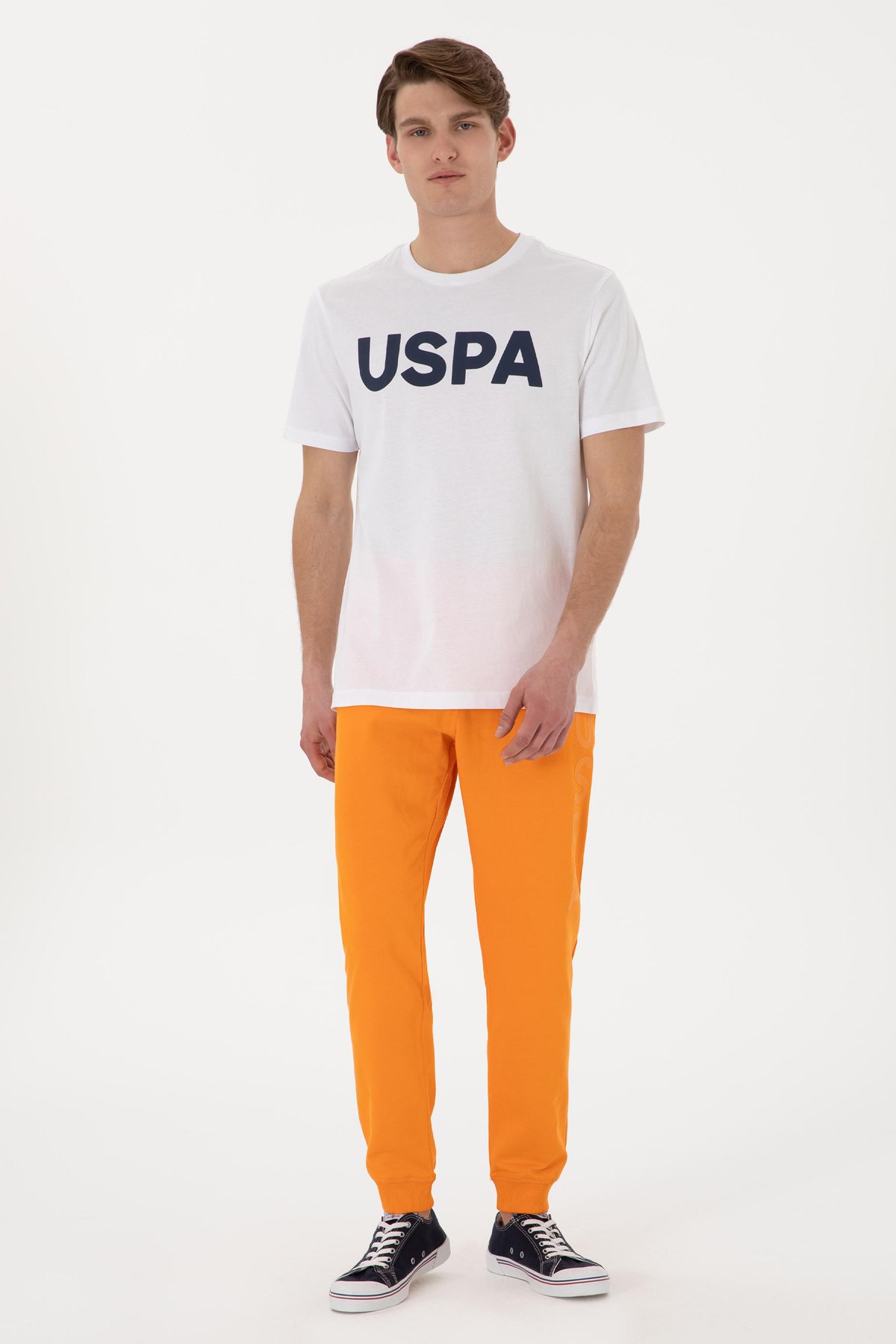 Us. Polo Assn. Erkek Tişört 50297988-Vr013 Beyaz