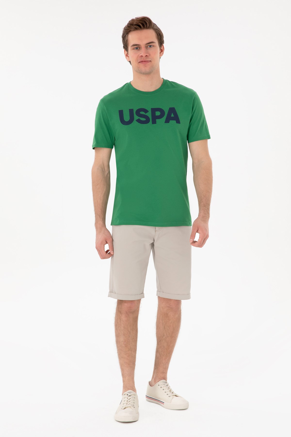 Us. Polo Assn. Erkek Tişört 50297988-Vr054 Yeşil
