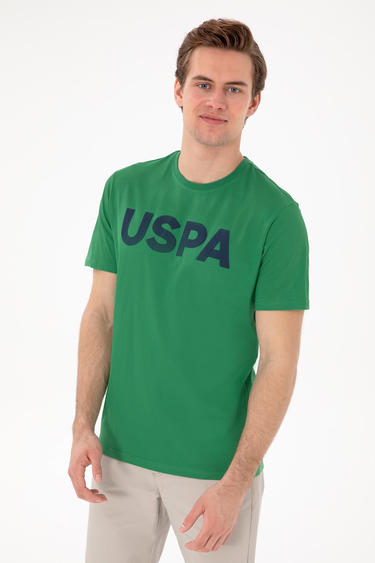 Us. Polo Assn. Erkek Tişört 50297988-Vr054 Yeşil