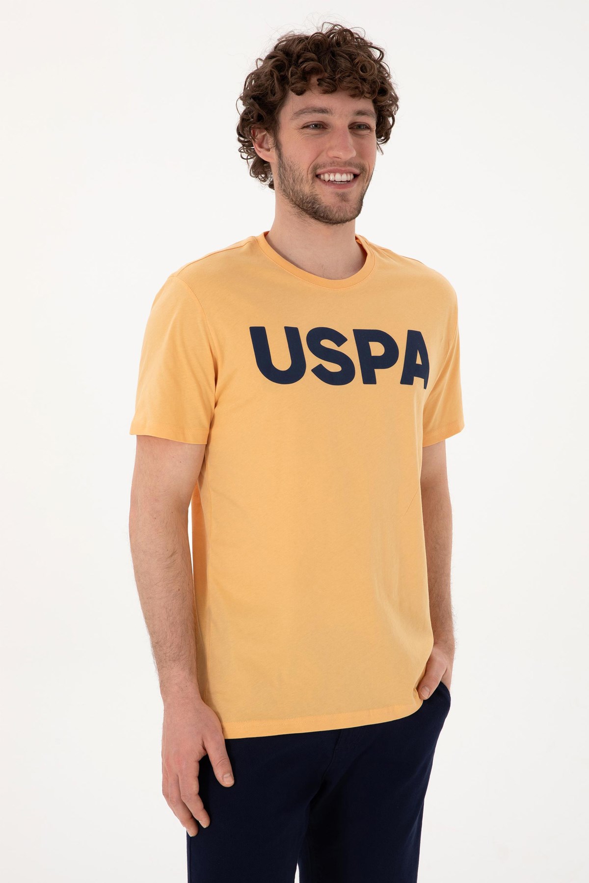 Us. Polo Assn. Erkek Tişört 50297988-Vr202 Sarı