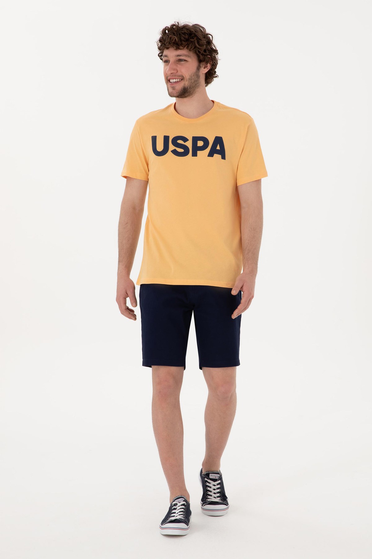 Us. Polo Assn. Erkek Tişört 50297988-Vr202 Sarı