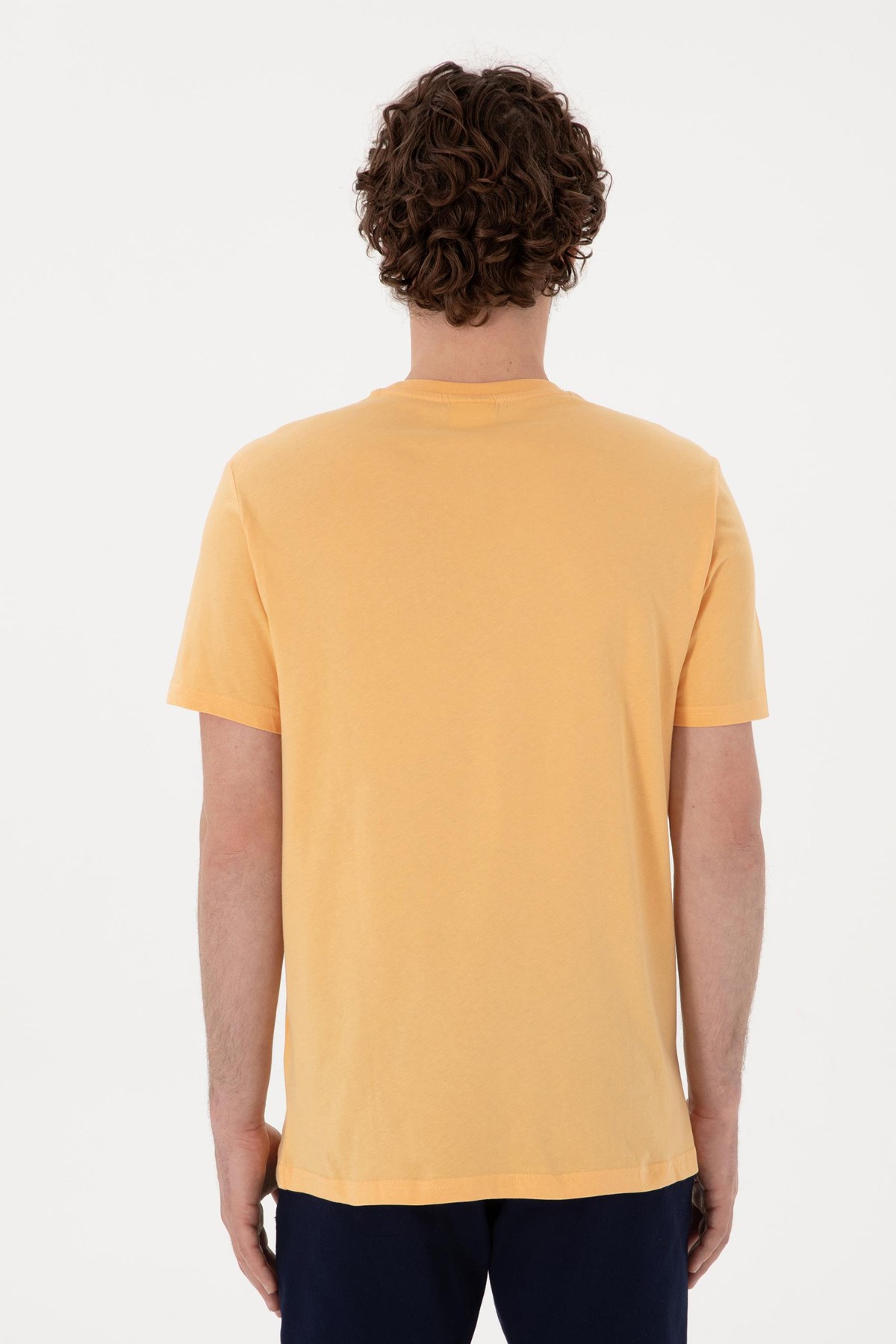 Us. Polo Assn. Erkek Tişört 50297988-Vr202 Sarı