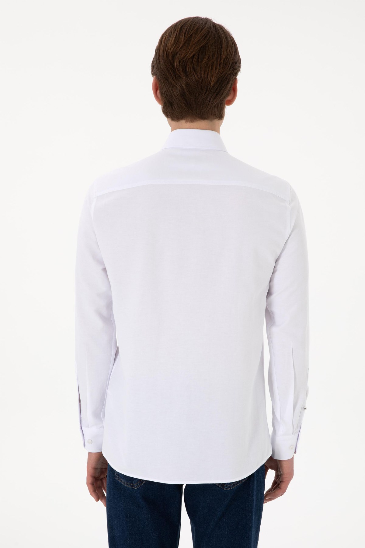 Us. Polo Assn. Erkek Gömlek 50297997-Vr013 Beyaz
