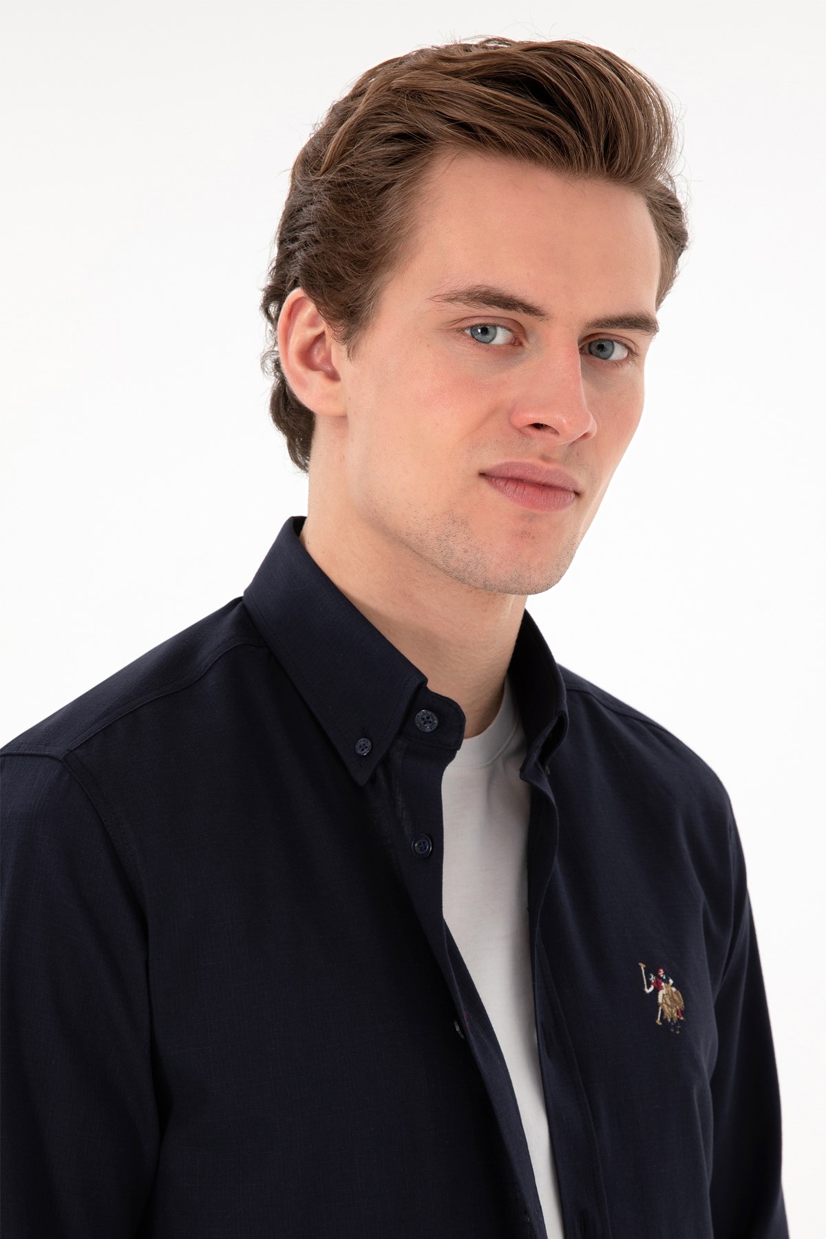 Us. Polo Assn. Erkek Gömlek 50298000-Vr033 Lacivert