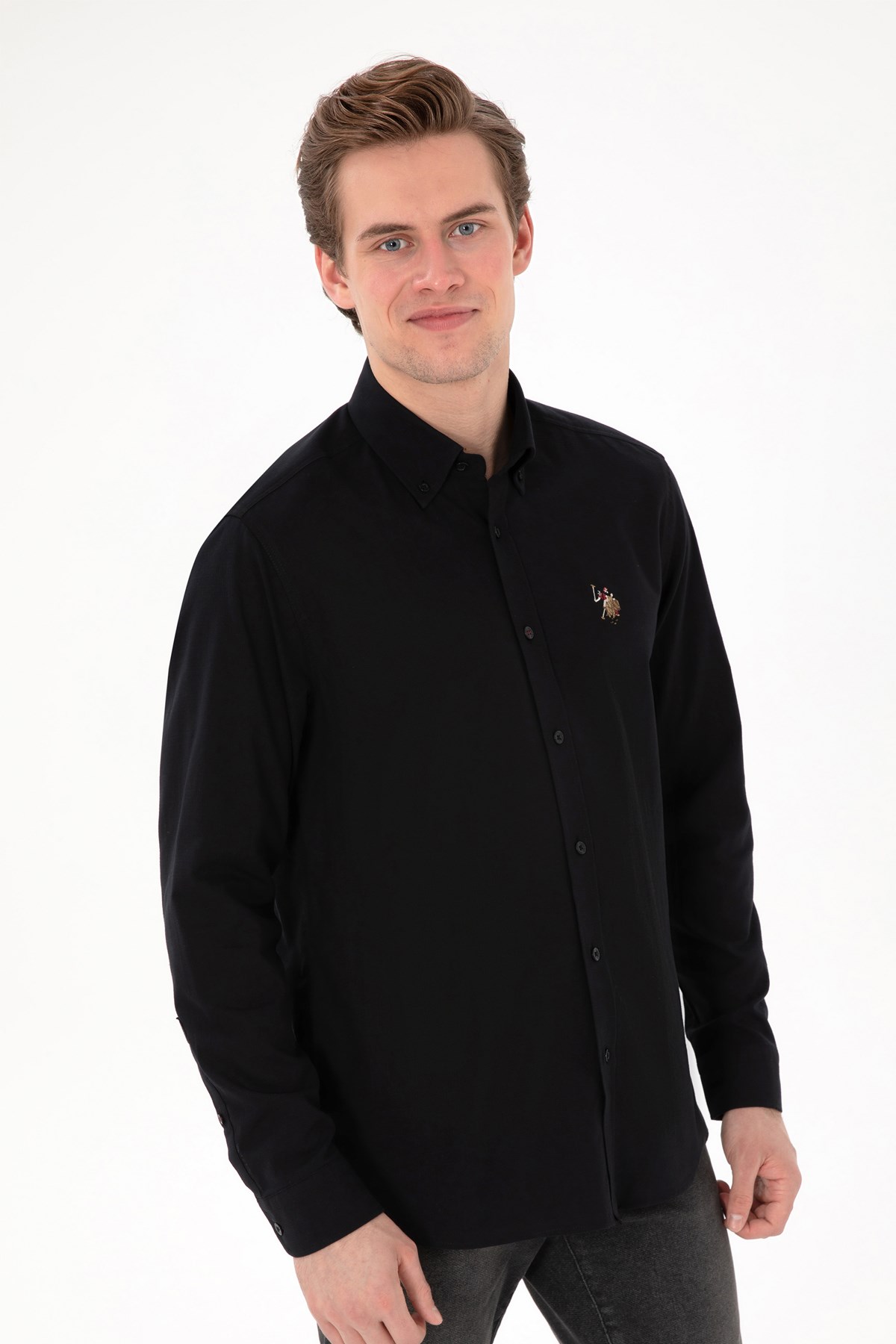 Us. Polo Assn. Erkek Gömlek 50298000-Vr046 Siyah