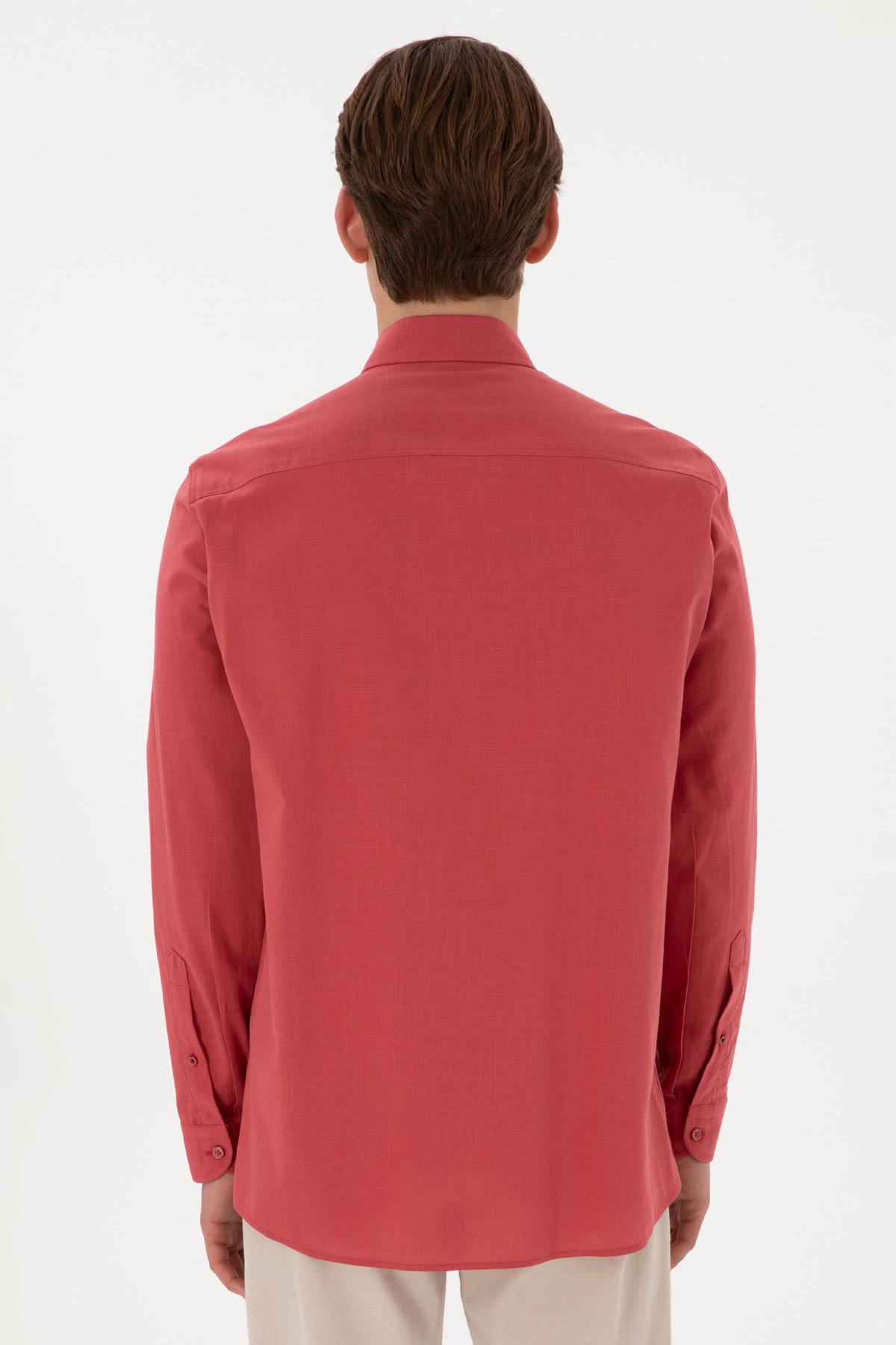 Us. Polo Assn. Erkek Gömlek 50298000-Vr223 Bordo