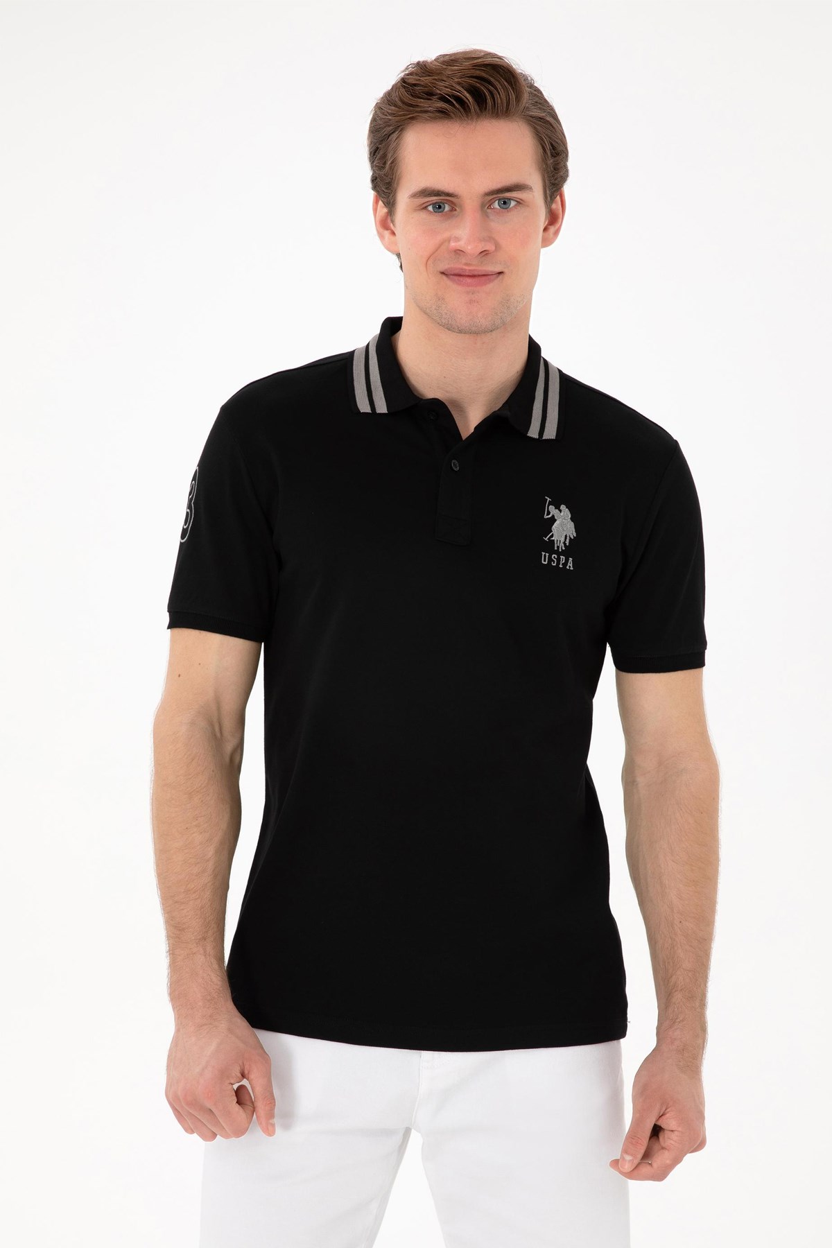 Us. Polo Assn. Erkek Tişört 50298010-Vr046 Siyah