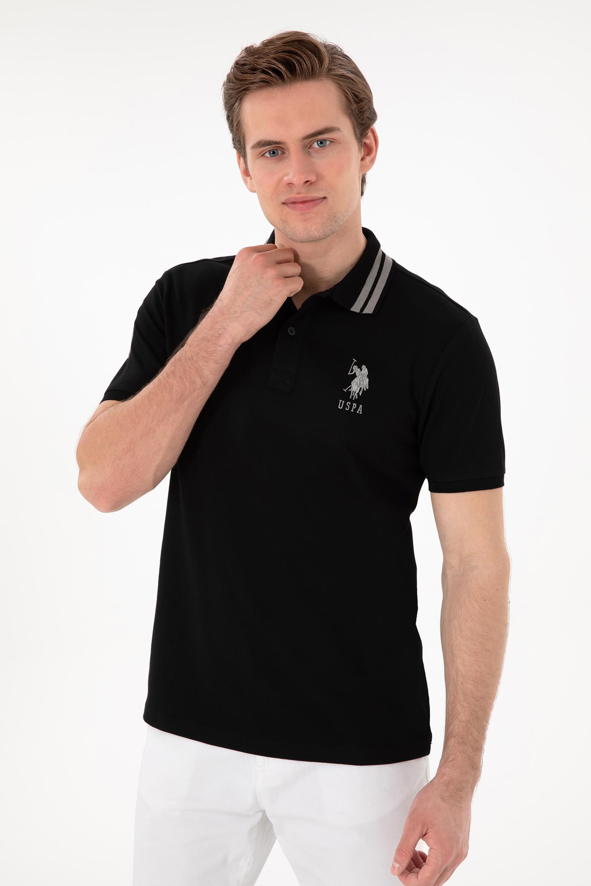 Us. Polo Assn. Erkek Tişört 50298010-Vr046 Siyah