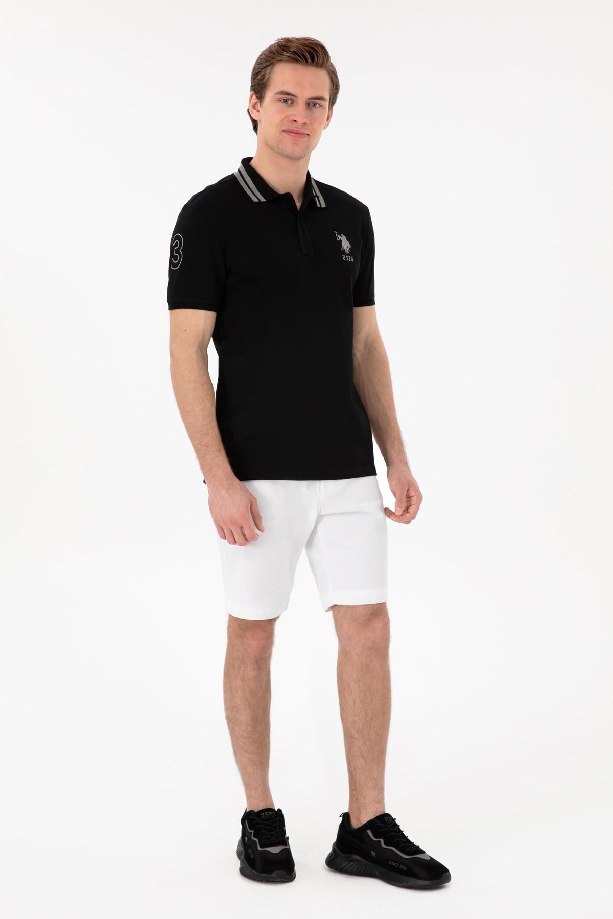 Us. Polo Assn. Erkek Tişört 50298010-Vr046 Siyah