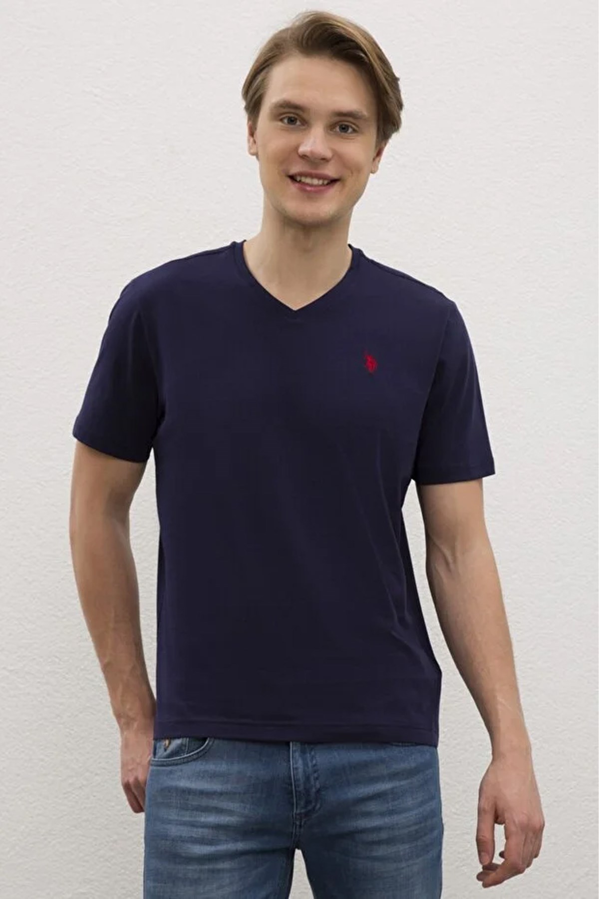 Us. Polo Assn. Erkek Tişört 50298043-Vr033 Lacivert