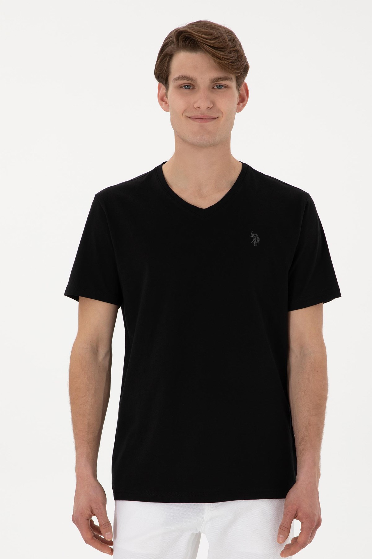 Us. Polo Assn. Erkek Tişört 50298043-Vr046 Siyah