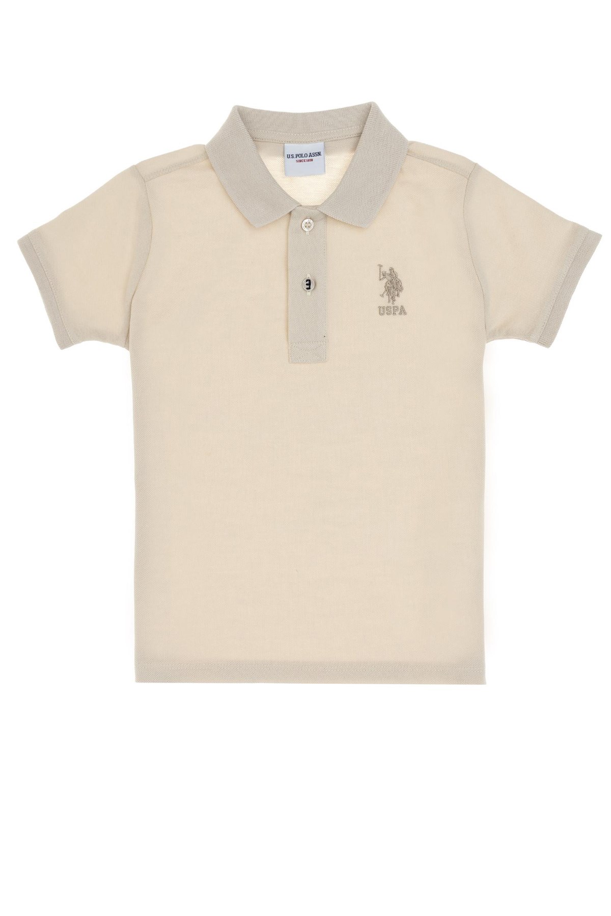 Us. Polo Assn. Çocuk Tişört 50298049-Vr049 Bej
