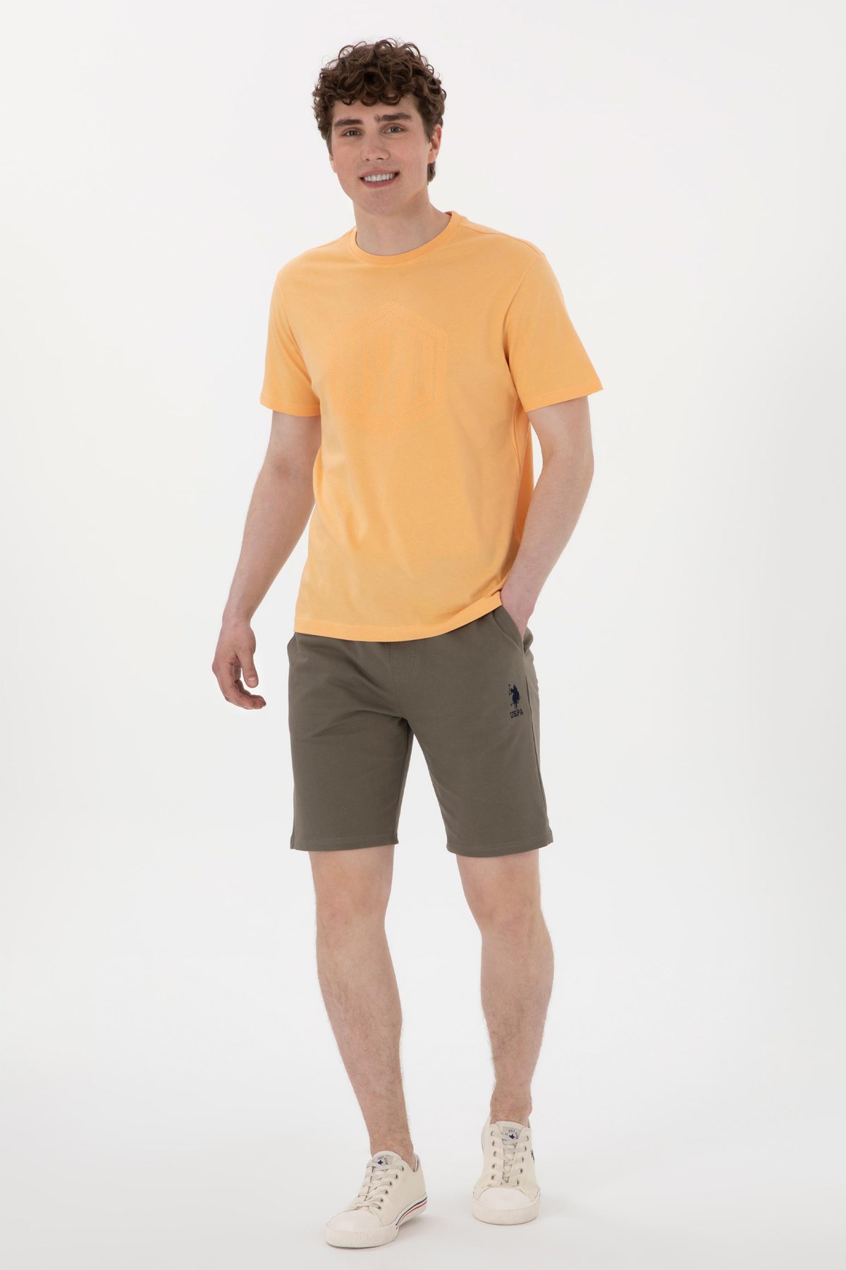 Us. Polo Assn. Erkek Şort 50298062-Vr052 Bej