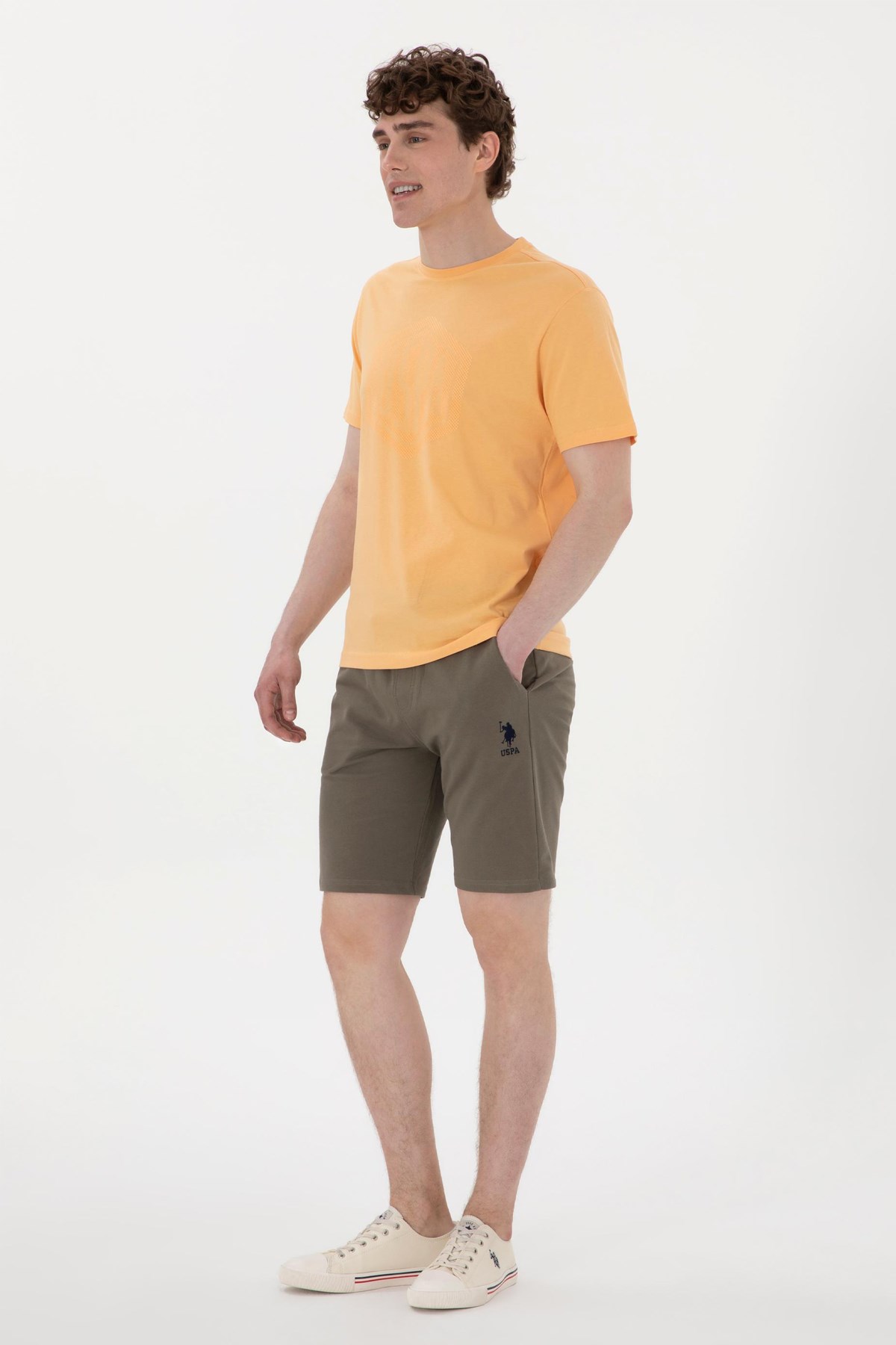 Us. Polo Assn. Erkek Şort 50298062-Vr052 Bej