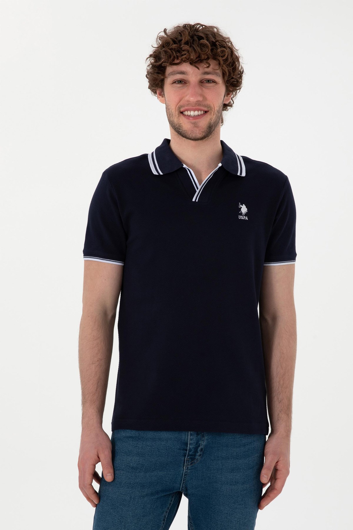 Us. Polo Assn. Erkek Tişört 50298081-Vr033 Lacivert