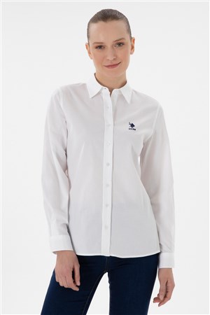 Us. Polo Assn. Kadın Gömlek 50298091-Vr013 Beyaz