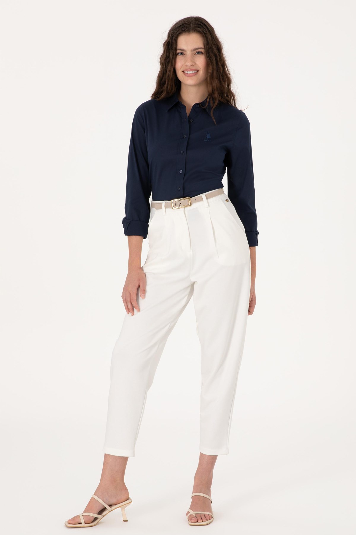 Us. Polo Assn. Kadın Gömlek 50298091-Vr033 Lacivert