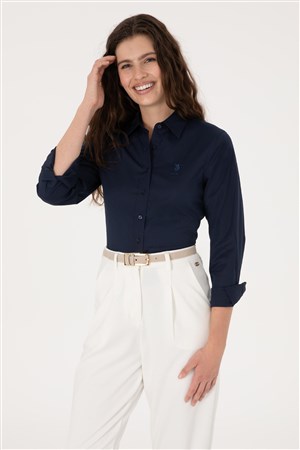 Us. Polo Assn. Kadın Gömlek 50298091-Vr033 Lacivert