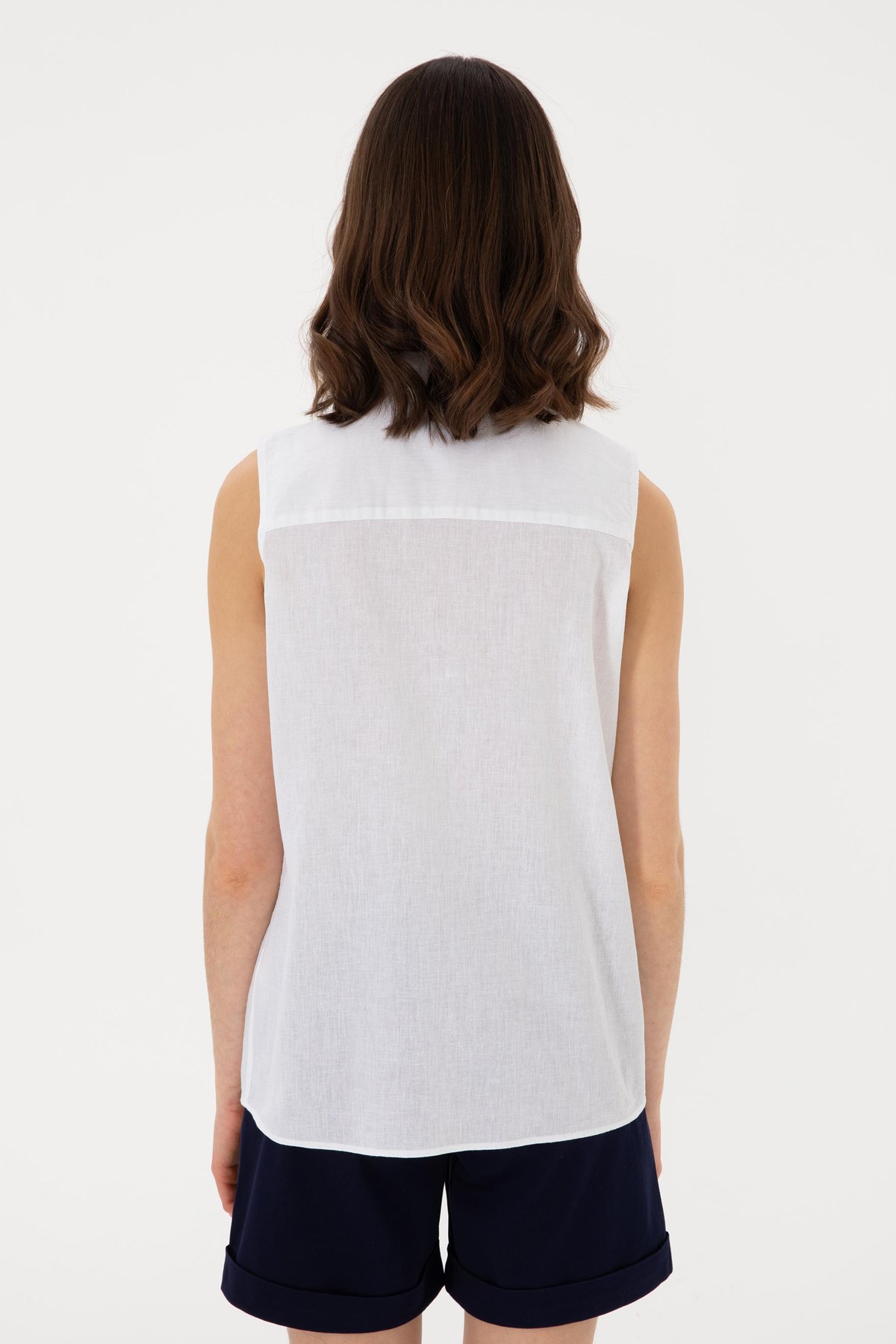 Us. Polo Assn. Kadın Gömlek 50298111-Vr013 Beyaz