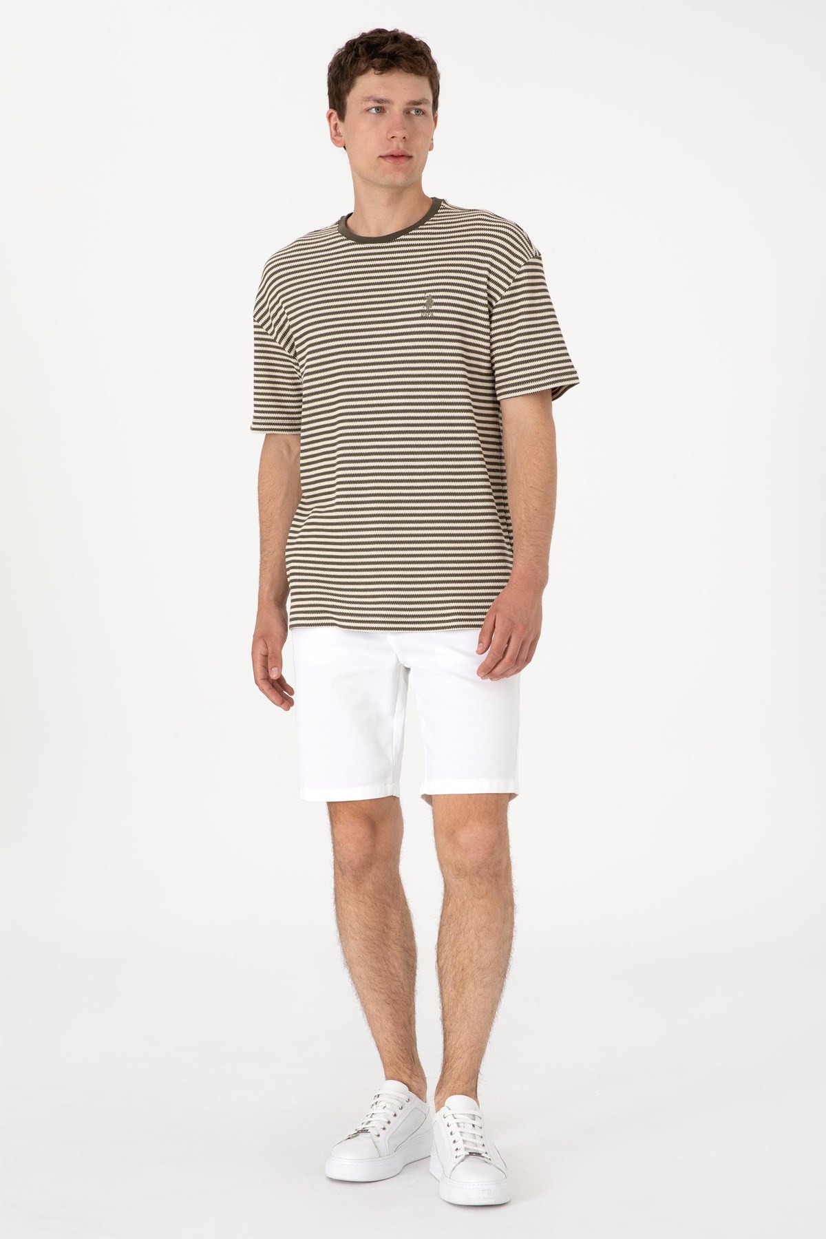 Us. Polo Assn. Erkek Şort 50299172-Vr013 Beyaz