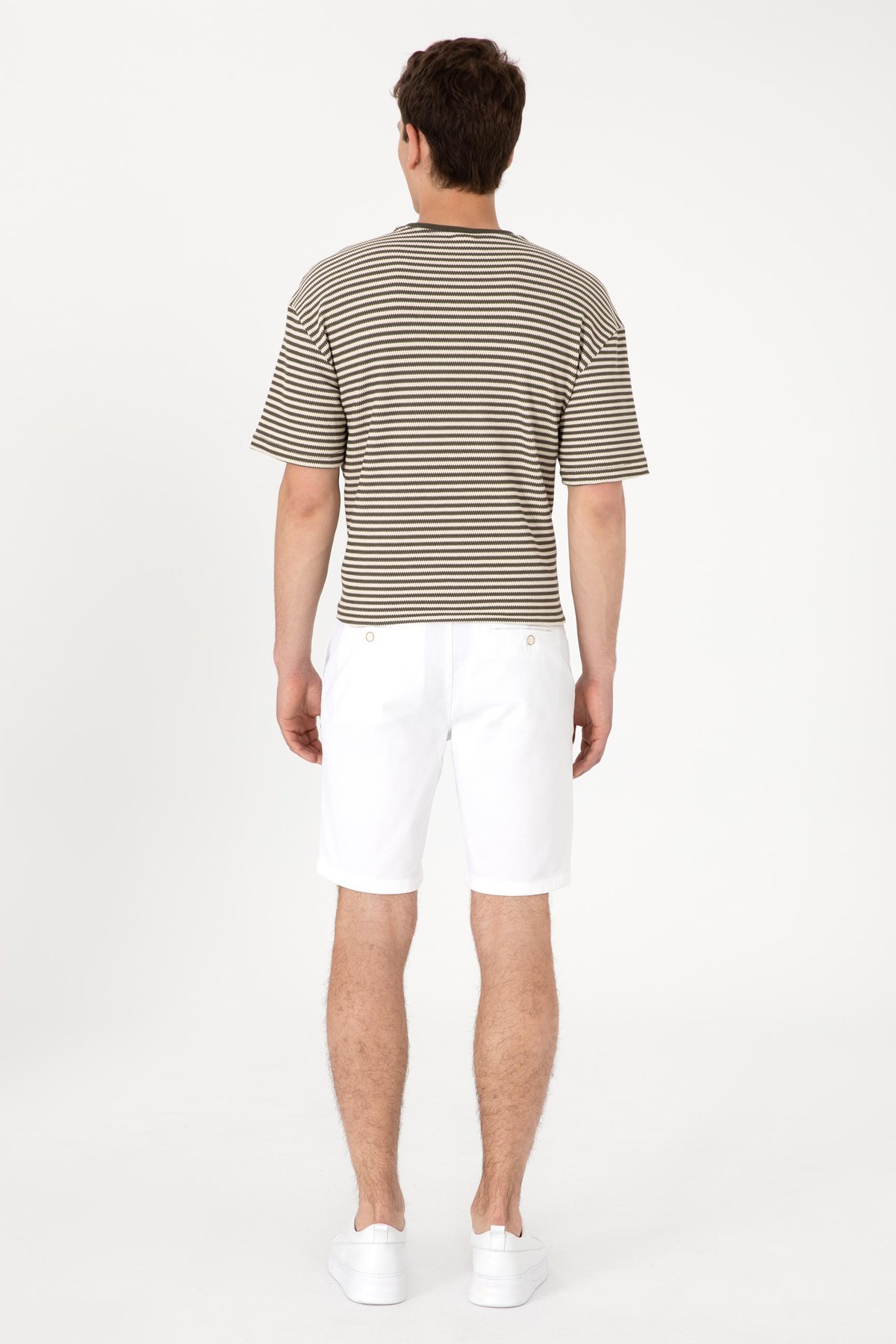 Us. Polo Assn. Erkek Şort 50299172-Vr013 Beyaz