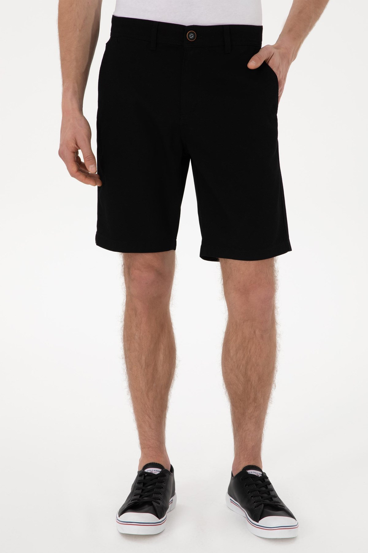 Us. Polo Assn. Erkek Şort 50299172-Vr046 Siyah